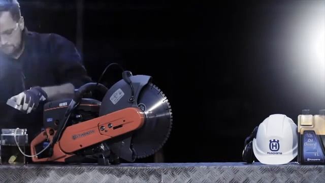 Husqvarna K760 Concrete Saw with OilGuard смотреть онлайн