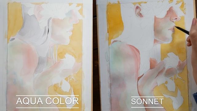 Comparing Russian Watercolors!! Sonnet v. Aqua Color 24 Color Set Comparison смотреть онлайн