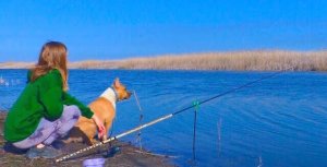 СОБАКА ЗОВЕТ СОМОВ,А ПРИПЛЫВАЮТ ОГРОМНЫЕ КАРАСИ. РЫБАЛКА