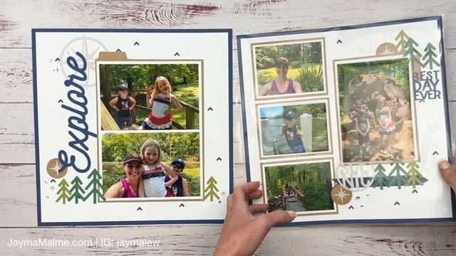 Scrapbook Layout Share | 22+ Scrapbooking Ideas | Holidays, Vacation, Everyday Life, Outdoors