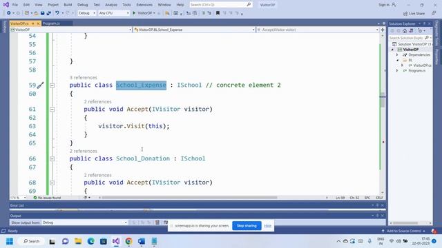 C# Visitor design pattern in Hindi + Enghlish смотреть онлайн