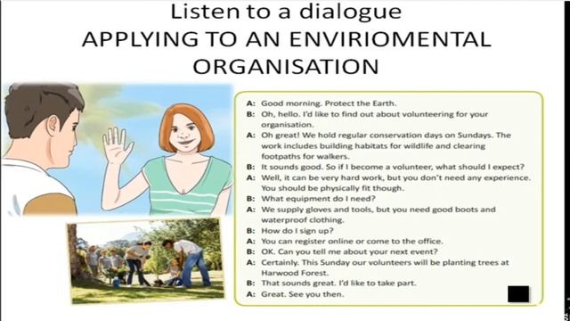 Applying to an environmental organization.8 grade.Excel смотреть онлайн