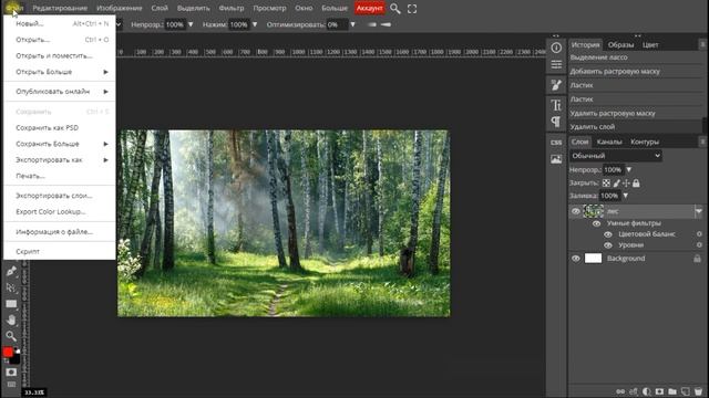 Первые шаги в онлайн-редакторе online-fotoshop.ru и PhotoRoom смотреть онлайн