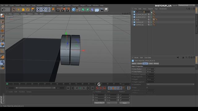 Cinema 4D урок 14 Truck (Моделирование для начинающих) смотреть онлайн