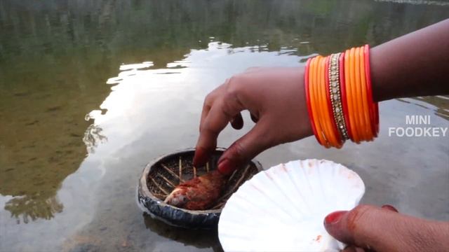 Full Fish Fry Masala + Rice | Fish Fry Recipe | Mini Foodkey смотреть онлайн