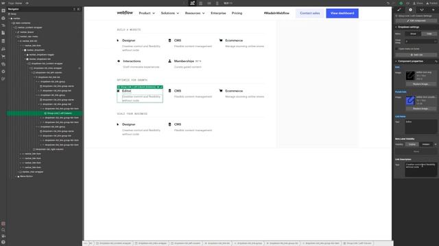 Webflow Navbar & Mega Menu | Webflow Components Explained