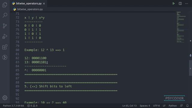 Programming with python for absolute beginners - [Bangla] - Bitwise Operators смотреть онлайн