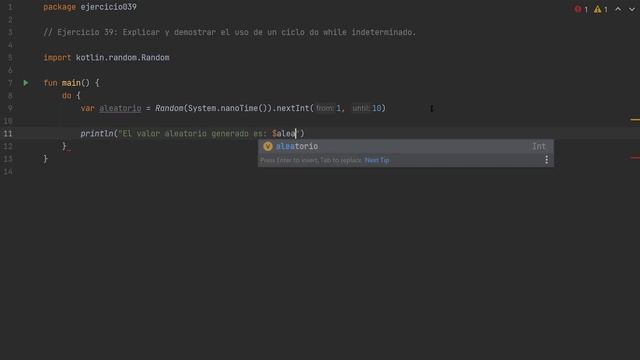 Kotlin Ejercicio: 39 Explicar y Demostrar el Uso de un Ciclo while Indeterminado смотреть онлайн