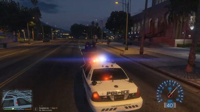 Officer Down - Night Patrol - GTA 5 LSPDFR POLICE MODS смотреть онлайн