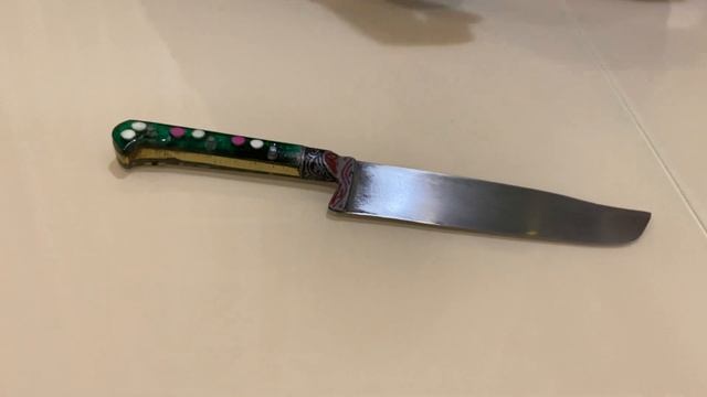 ПЧАК - узбекский нож с клинком «Казахча» (1990-е гг, Шахрихан, Узбекистан). / Vintage Uzbek knife смотреть онлайн