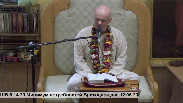 ШБ 5.14.20 Минимум потребностей Врикодара дас 12.06.20 смотреть онлайн