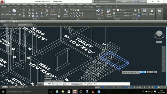 cad Autocad create 3d staircase in autoacd 2019 @autocad @ErMukhtarAnsari смотреть онлайн