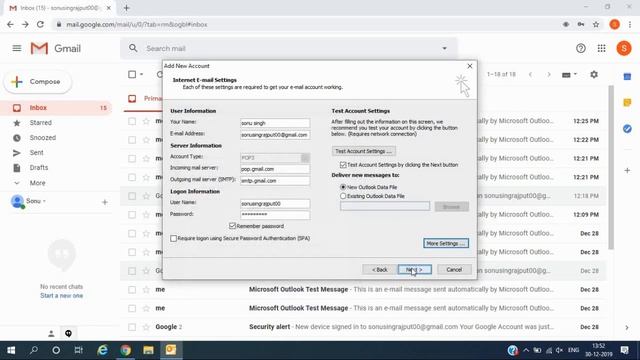 configure gmail account in outlook 2010 | how to configure outlook 2010 | outlook 2010 setup смотреть онлайн