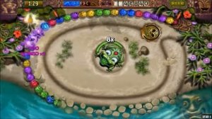 Игра Зума (Zuma) видео прохождения, поединок 1