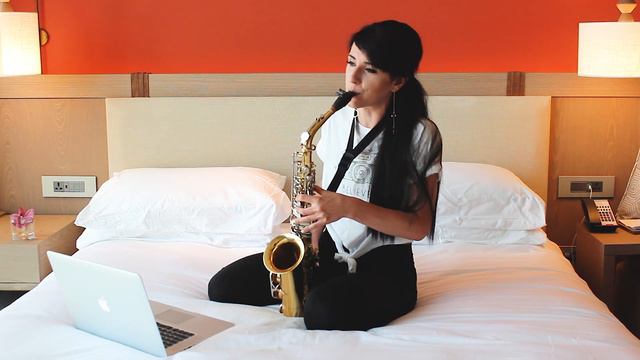 Jazz standard - Wade in the water for alto saxophone (with sheet music and baking track) смотреть онлайн
