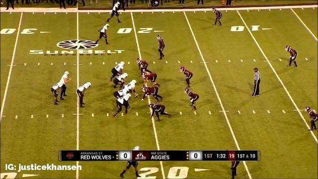 JUSTICE HANSEN | Arkansas State Highlights | 2017-2018 Season смотреть онлайн
