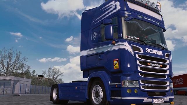 Euro Truck Simulator 2 | Scania R450 Streamline RJL смотреть онлайн