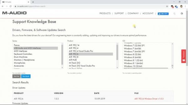 Аудиоинтерфейсы M-AUDIO AIR 192|4 и M-AUDIO AIR 192|6