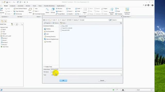 1 Export IGS file смотреть онлайн