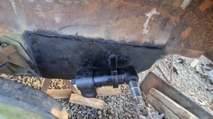 Ремонт вездехода ГАЗ 34039. Правка бортовых, ленивцев. усиление задней части вездехода.