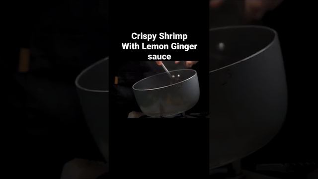 Crispy Shrimp Lemon Ginger Sauce #food