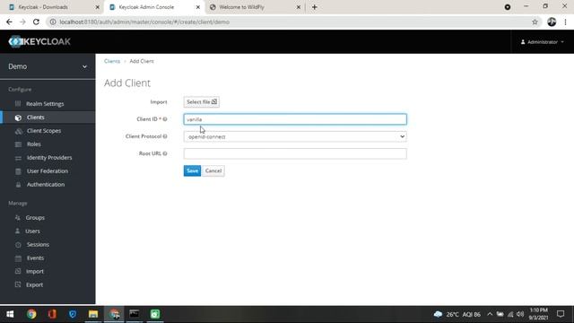 Keycloak - Registering a Vanilla Application in Wildfly смотреть онлайн