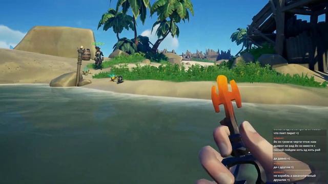 Sea of thieves : Бороздители морей,гроза местной рыбешки #7 смотреть онлайн