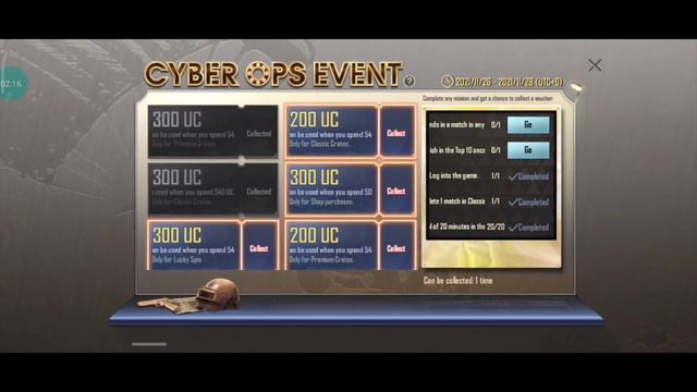 Cyber Ops Event | Collect Free Uc Vouchers | Pubg Uc Free Cyber ops Event смотреть онлайн