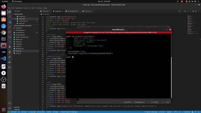 (Bangla) Mongodb 003 : SSH to remote ubuntu server and execute CRUD commands via mongosh terminal смотреть онлайн
