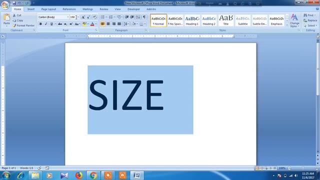 How to make font size larger than 72 in MS Word смотреть онлайн