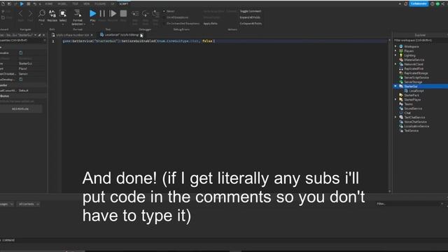 [ROBLOX-STUDIO] How to disable chat! смотреть онлайн
