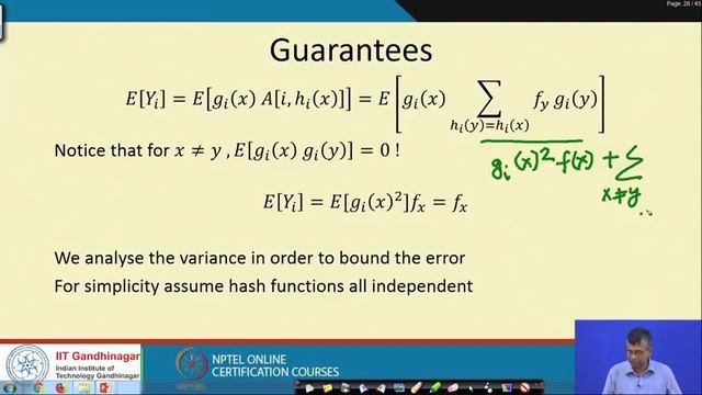 Lecture 12: Frequent Element: Count Sketch смотреть онлайн