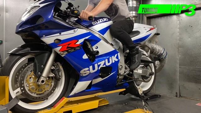 Suzuki GSX R 600 k1, Power commander mapping, K&N air filter, Std headers with Akrapovic race silen смотреть онлайн