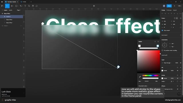 How to Create Glass Effect in FIGMA смотреть онлайн