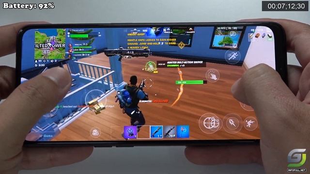 Oppo Reno7 4G Fortnite Gameplay смотреть онлайн