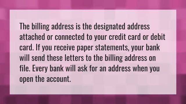 How do I find the billing address on my debit card? смотреть онлайн