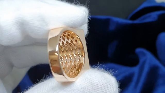 Золотая печатка с гравировкой. смотреть онлайн