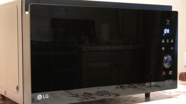 Инфракрасная конвекционная микроволновая печь LG MJ3965BIS. смотреть онлайн