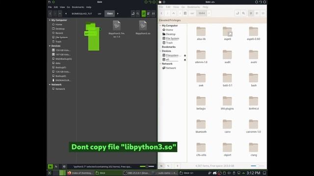 [OUTDATED] How to install Bomb Squad on ArchLinux | FIX error Libpython3.7m.so смотреть онлайн