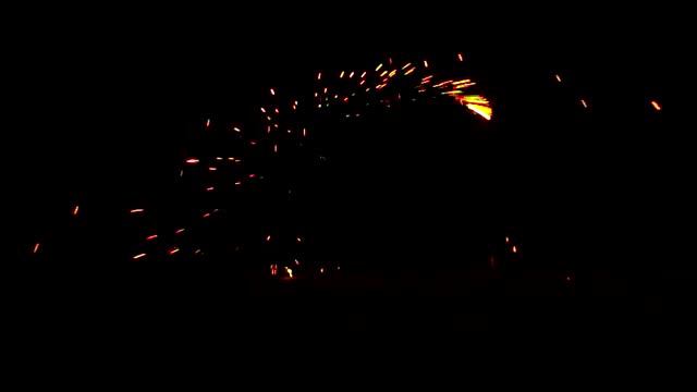 Красивое Фаер-Шоу! С Наступающим Новым Годом! смотреть онлайн
