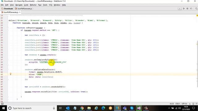 JSON with Advanced PDF Layout смотреть онлайн
