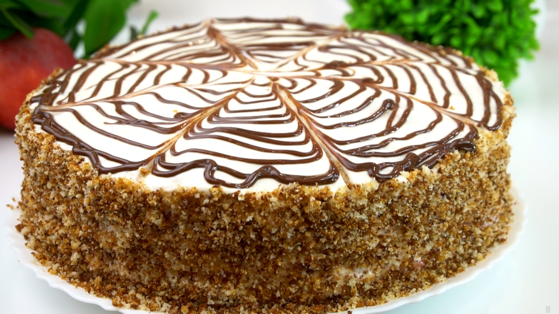 Мгновенный торт от которого все без ума, на большую компанию! Влажный бисквит не требующий пропитки смотреть онлайн