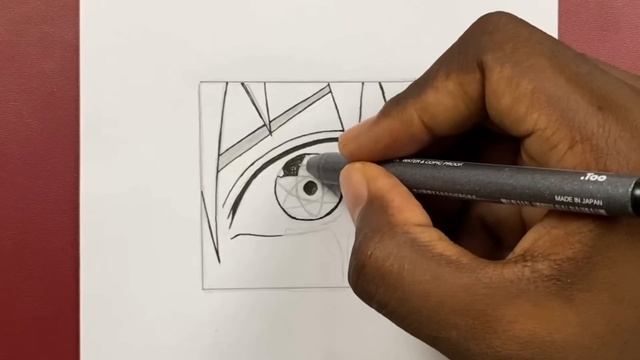 Easy To Draw | How To Draw Sasuke’s Eye Step-by-step