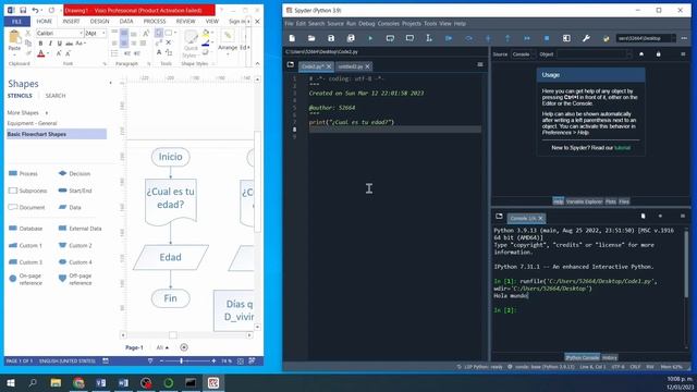 Programación diagrama de flujo y python смотреть онлайн