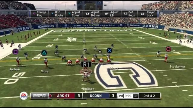 NCAA Football 13 - Full Game - Arkansas State vs UConn смотреть онлайн