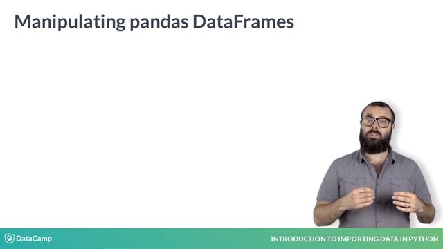 Python Tutorial: Importing flat files using pandas смотреть онлайн