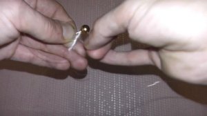 Самый простой и надёжный способ привязать мормышку с отверстием!