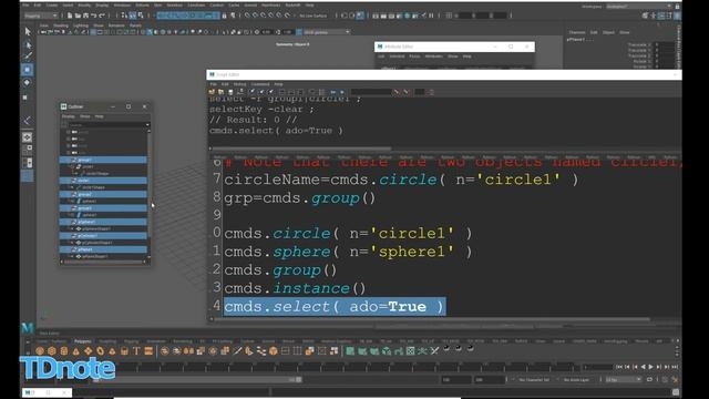TDnote python maya cmds ls v001 смотреть онлайн