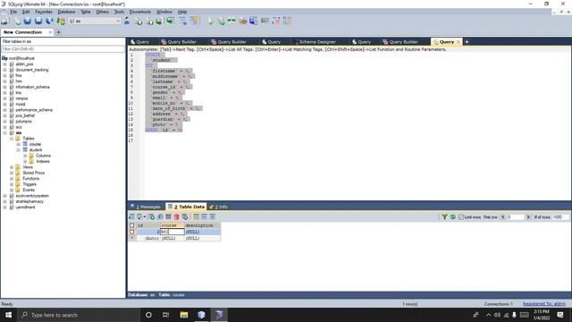 Tutorial Step by Step (Student Information System) Part 2 смотреть онлайн