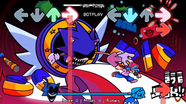 FNF: FINAL ESCAPE (Sonic.exe 3.0) / VS Sonic.exe +animations █ Friday Night Funkin' – mods █ смотреть онлайн